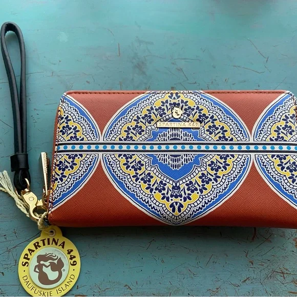 Spartina 449 Wrist Wallet Boheme NWT - Picture 3 of 14